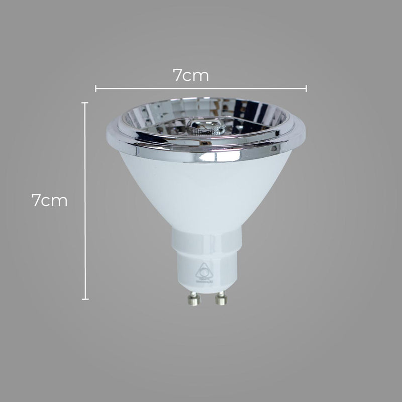 Lâmpada LED Dimerizável AR70 GU10 7W Branco Quente Save Energy ST2833