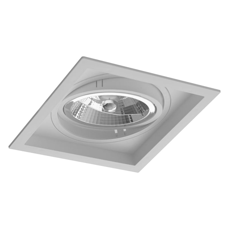 Spot Embutir Recuado Branco 17x17cm P/ LED AR111 GU10 Save Energy SE-330.1064 ST2834