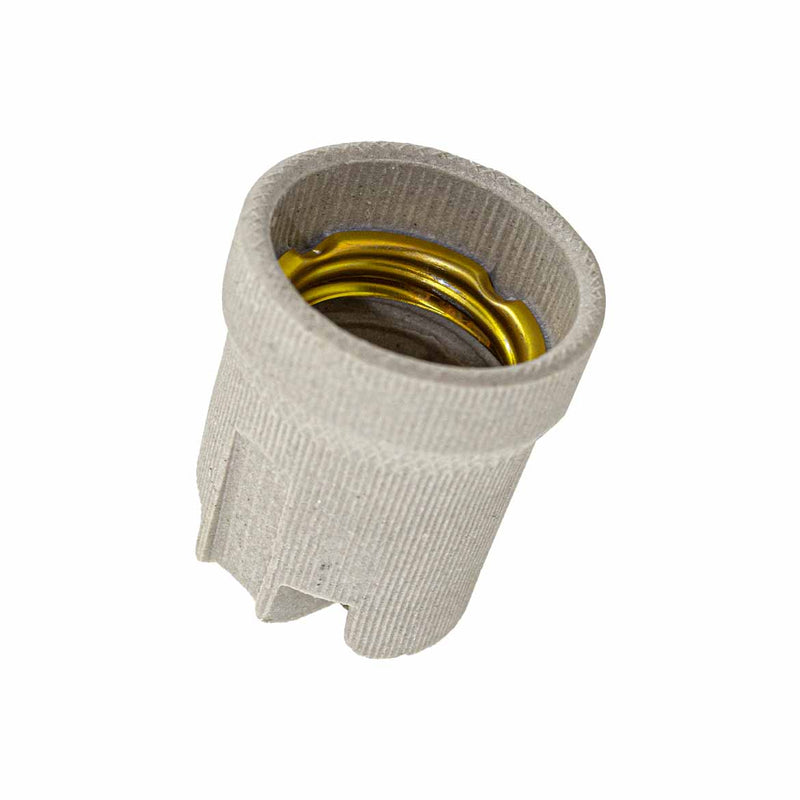 kit de 100 Soquete E27 de Porcelana p/ Lâmpada Base E27 ST794