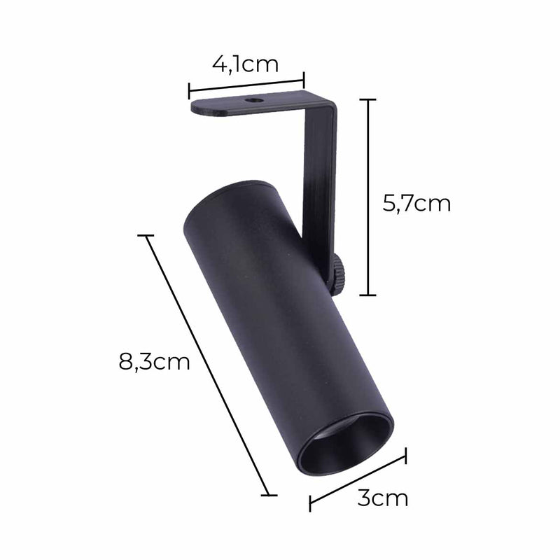Spot LED Sobrepor KONA DIR 24° 3W 3000K Nordecor ST2984