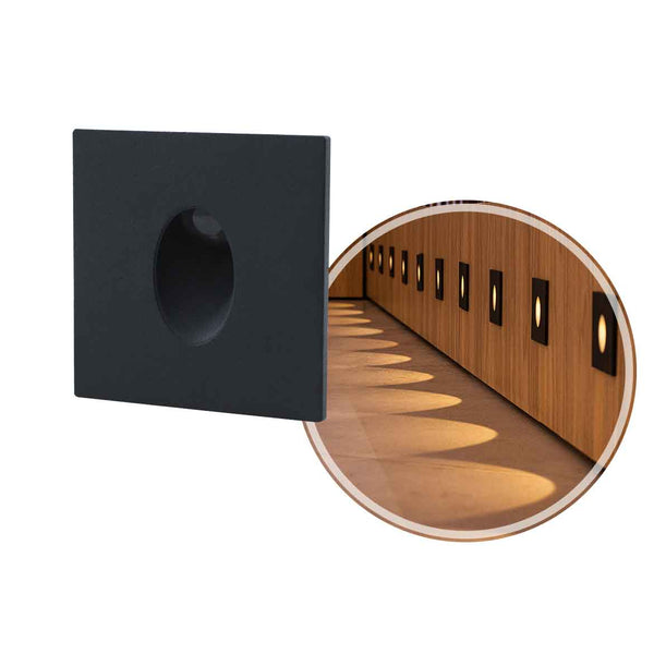 Balizador LED 2W Nano Vision Alumínio 3000K IP65 Opus ST1385