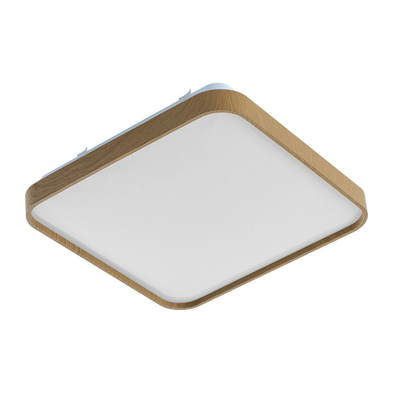 Plafon em Metal e Acrílico Amadeirado Timber 40cm LED 24W ST1936