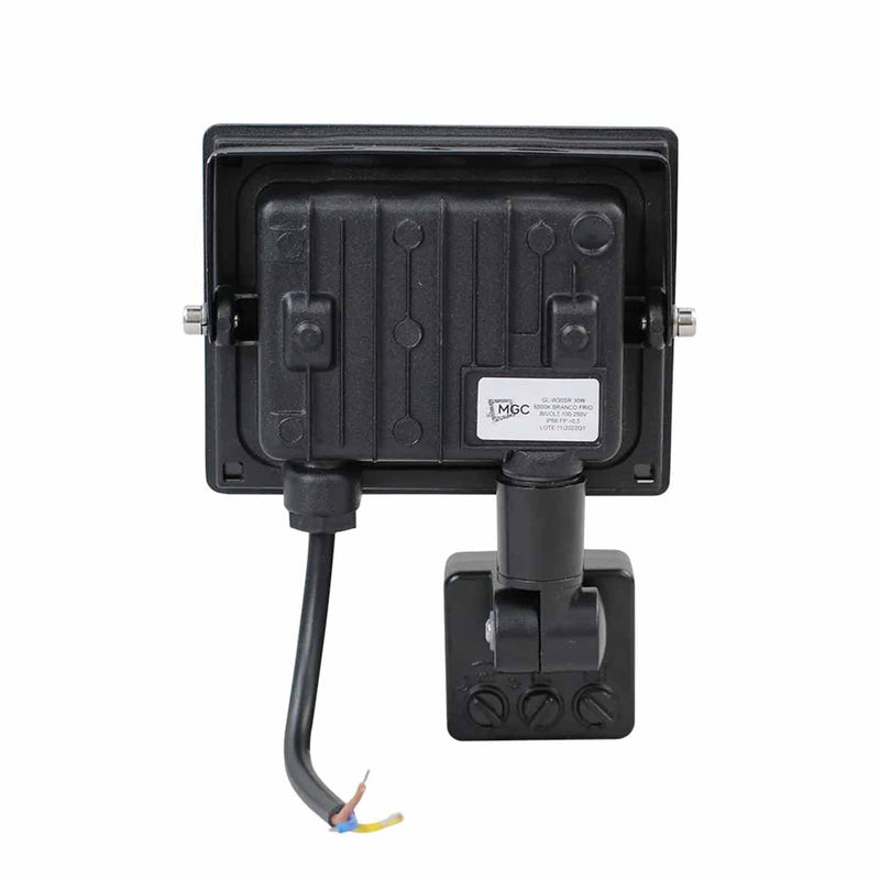 Refletor LED 30W Com Sensor 6500k GL-W30SR Megaace ST2851