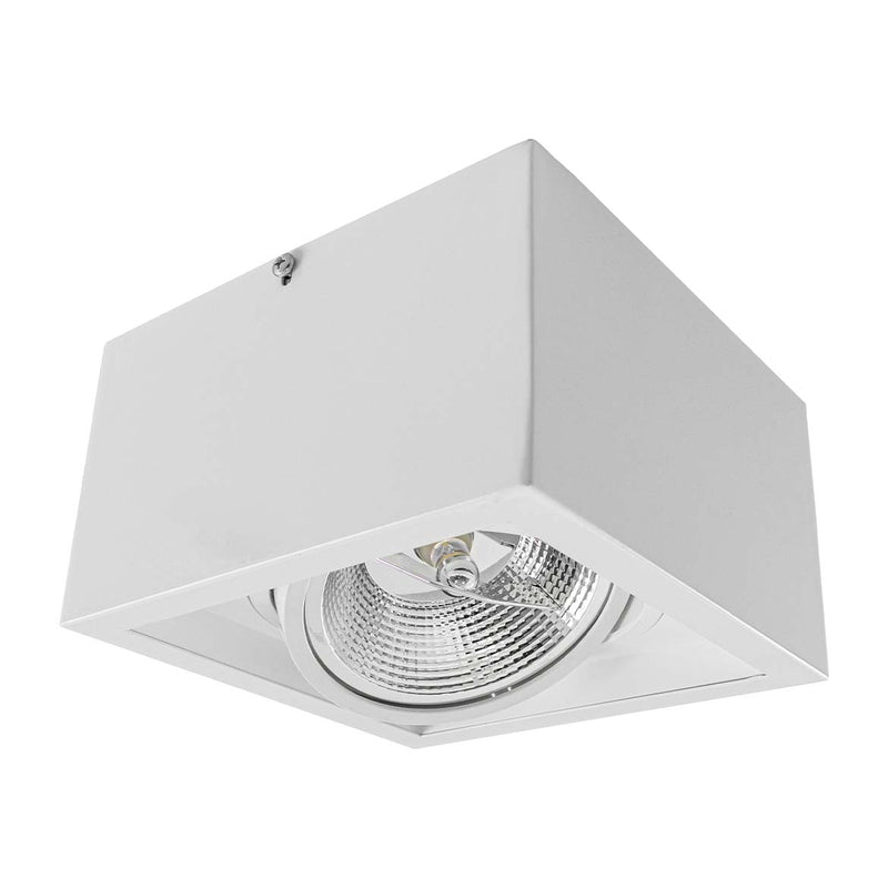 Plafon Spot de Sobrepor Box em Alumínio p/ LED AR111 1XGU10 Starlumen ST2939