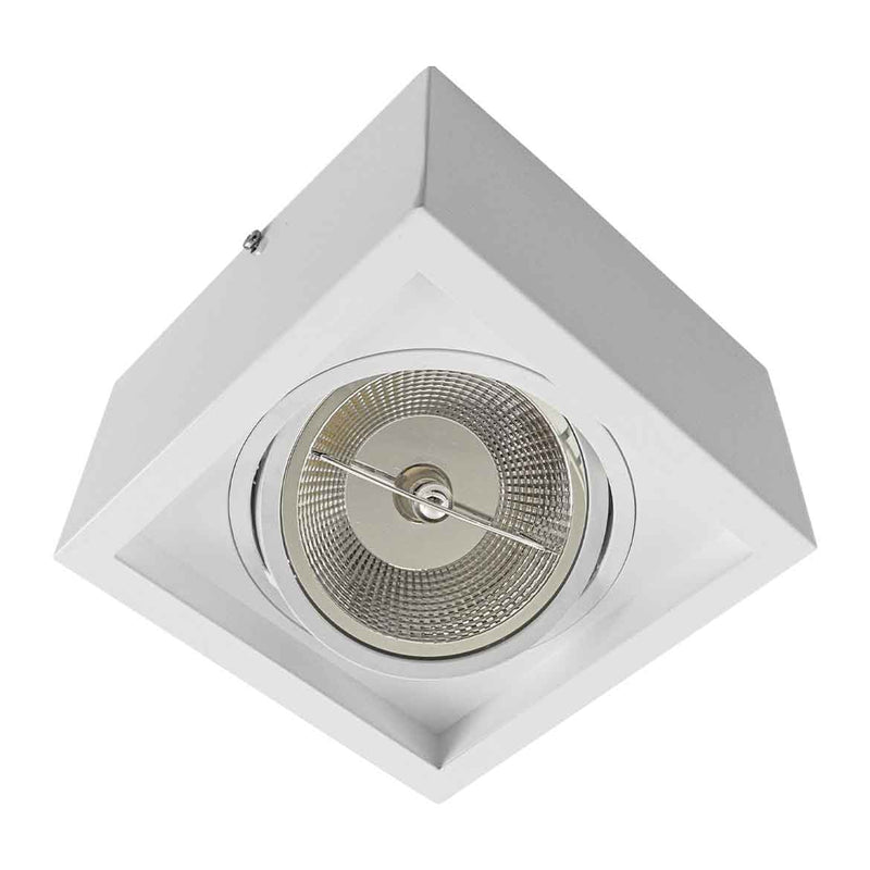 Plafon Spot de Sobrepor Box em Alumínio p/ LED AR111 1XGU10 Starlumen ST2939