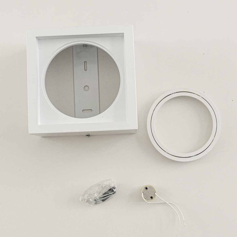 Plafon Spot de Sobrepor Box em Alumínio p/ LED AR111 1XGU10 Starlumen ST2939