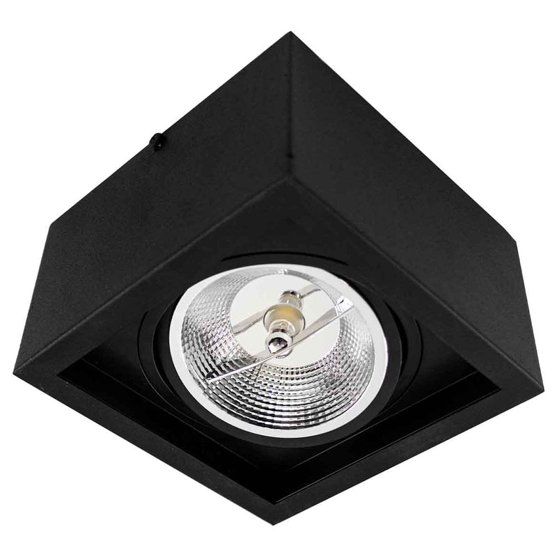 Plafon Spot de Sobrepor Box em Alumínio p/ LED AR111 1XGU10 Starlumen ST2939