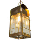 Pendente Artesanal Latão London 25 Cm Vintage Rustica 006 St1435