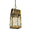 Pendente Artesanal Latão London 25 Cm Vintage Rustica 006 St1435