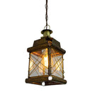 Pendente Artesanal Latão Argélia 31cm Vintage Rustica 012 ST1436-Ouro velho