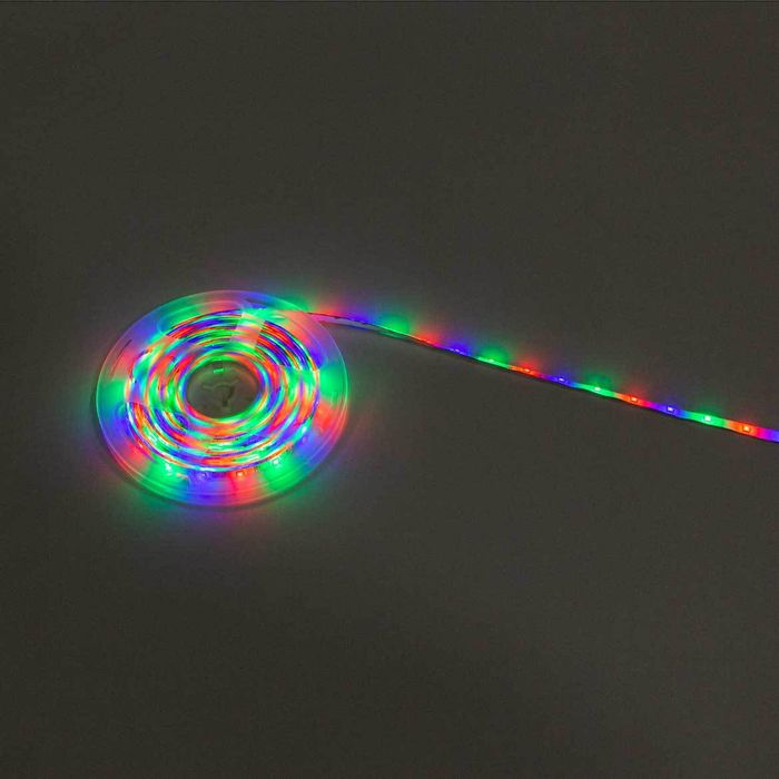 1 Rolo 5m Fita Led Rgb + Fonte + Controle St2047-Starlumen-