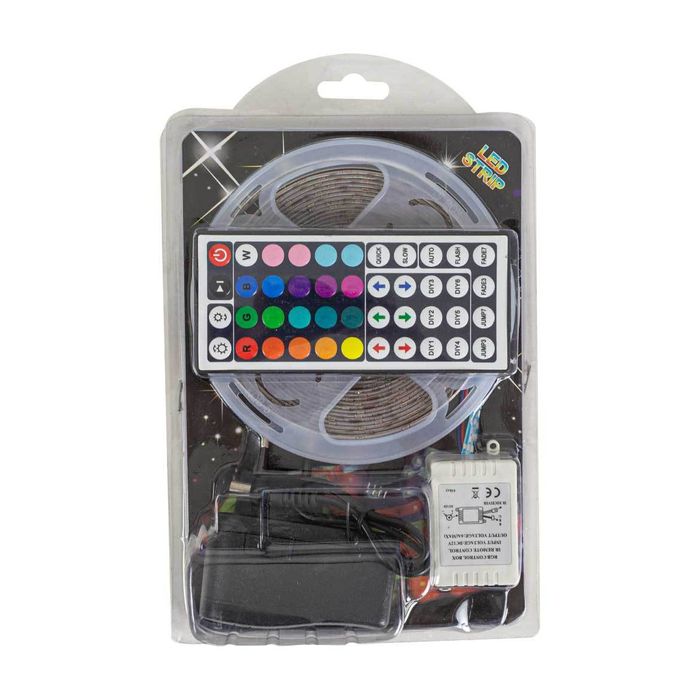 1 Rolo 5m Fita Led Rgb + Fonte + Controle St2047-Starlumen-
