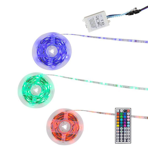 1 Rolo 5m Fita Led Rgb + Fonte + Controle St2047-Starlumen-