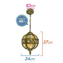 Pendente Medieval Clássico Ouro Velho em alumínio 1401EP OV St1242