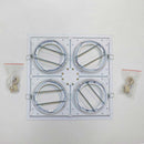 Spot Quadruplo Embutir Teto Orientavel P/ 4x Ar111 1415/2X2-BM St1615