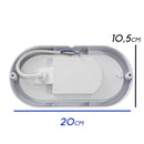 Arandela Tartaruga LED 12W Branco Quente ST607