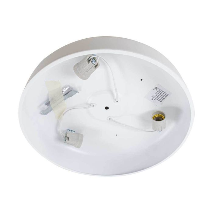 Plafon Victoria Branco Sobrepor Redondo Alumínio Ø40cm 161-BT St2211