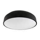 Plafon Victoria Preto Sobrepor Redondo Alumínio Ø40cm 161-PT St2211