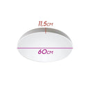 Plafon Victoria Branco Sobrepor Redondo Alumínio Ø60cm 162-BT St2209