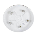 Plafon Victoria Branco Sobrepor Redondo Alumínio Ø60cm 162-BT St2209