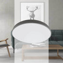 Plafon Victoria Fendi Fosco Sobrepor Redondo Alumínio Ø60cm 162-FF St2209