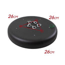 Plafon Victoria Preto Sobrepor Redondo Alumínio Ø60cm 162-PT St2209