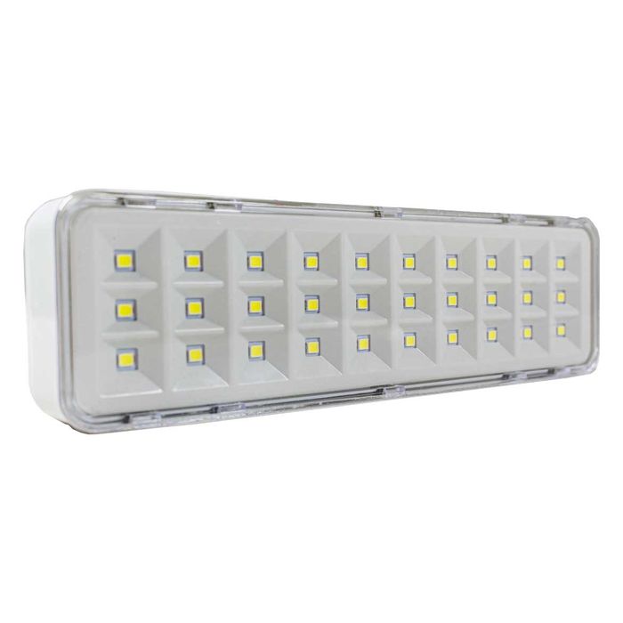 Luminária De Emergência 2W 30 LEDs 6500k Bivolt ST2322