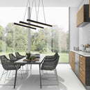 Pendente Fit 3 LED 16W 2200lm 725LED 58x58x28cm 725LED3-PT ST1273