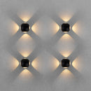 Arandela Decorativa Criativa Tetra Preta LED 12W 3000k DN 30333 Opus ST2486