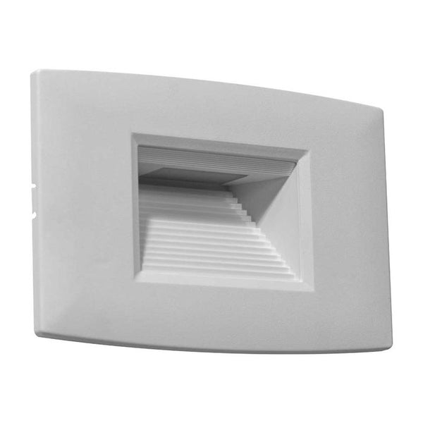 Luminária Parede Balizador Step Branca LED 2W Cx 4x2 DN30418 Opus ST2529