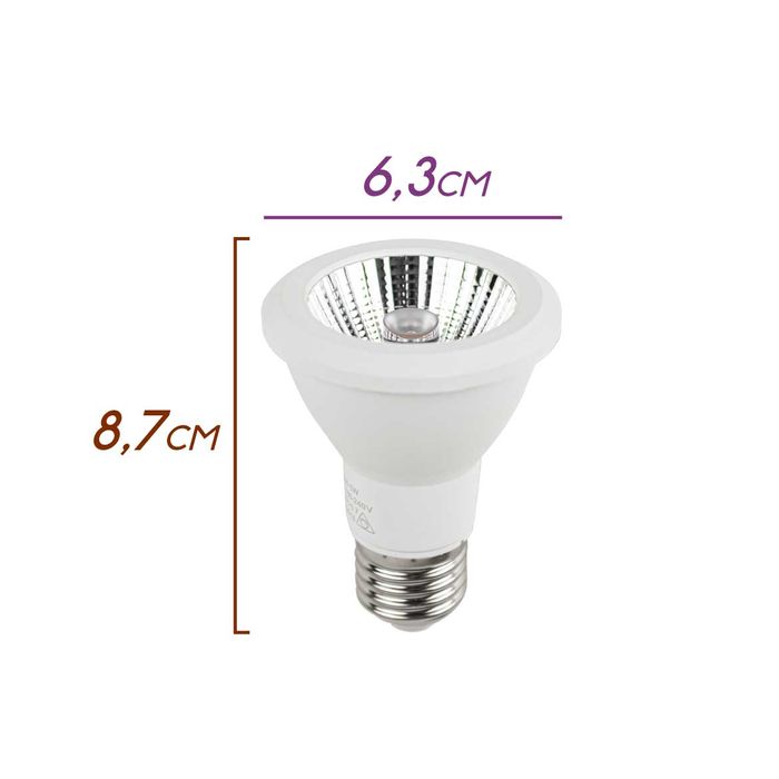 Lâmpada LED PAR20 6W Dimerizável E27 Bivolt IRC90 St1656