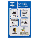 Lâmpada Bulbo LED 20W Opus LP32856 ST2078