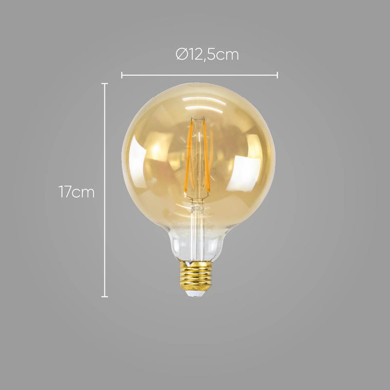 Lâmpada G125 Filamento LED 4W 2200k Bivolt 33358 Opus ST2648