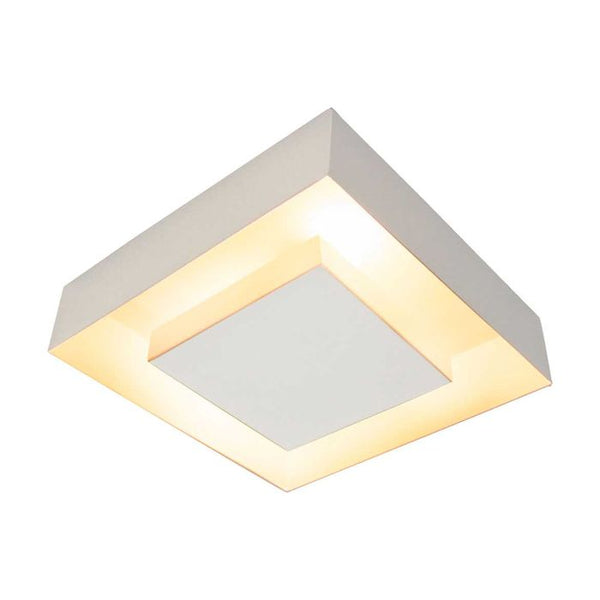 Plafon Sobrepor Quadrado 33cm Luz Indireta para 2x E27 251/4E BT St1216