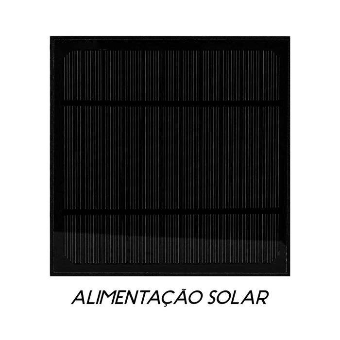 Poste Luz Solar de Jardim LED Branco Quente  HM36649 Opus ST2512