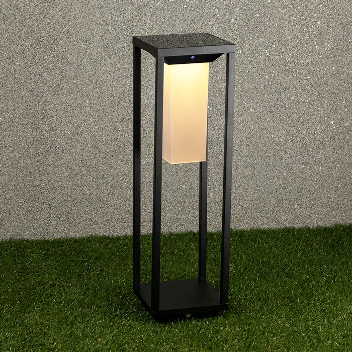 Poste Luz Solar de Jardim LED Branco Quente  HM36649 Opus ST2512