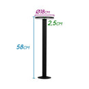 Luminária de Piso Poste de Jardim Aura LED 10W HM36953 Opus ST2505