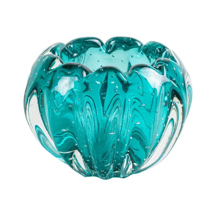 Cachepot De Cristal Esmeralda Murano 11x15cm São Marcos 4243/ES St2046