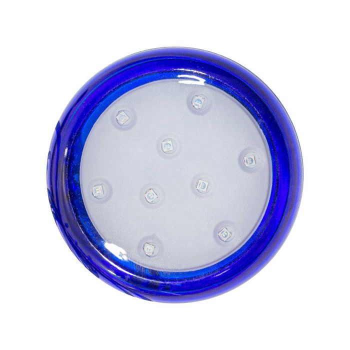 Luminária Piscina LED RGB 9W Ø80mm Azul 50013 ST1848