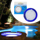 Luminária Piscina LED RGB 9W Ø80mm Azul 50013 ST1848