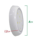 Luminária Piscina LED 6500K 9W  Ø80mm Branco 50016 St1855