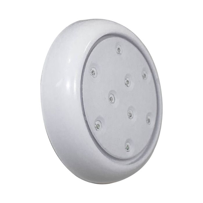 Luminária Piscina LED RGB 9W Ø80mm Branco 50017 ST1848