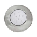 Luminária Piscina Led Smd Ø125mm Cromada 9w Luz Rgb 50062 St1069