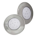 Luminária Piscina Led Smd Ø125mm Cromada 9w Luz Rgb 50062 St1069