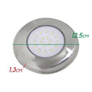 Luminária Piscina Led Ø125mm Cromada 18w Luz 6500k 50063 St1082