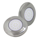 Luminária Piscina Led Ø125mm Cromada 18w Luz 6500k 50063 St1082