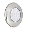 Luminária Piscina Led Smd Ø125mm Cromada 18w Luz Azul 50065 St1089