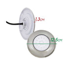 Luminária Piscina Led Smd Ø125mm Cromada 18w Luz Azul 50065 St1089