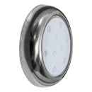 Luminária Piscina Led Ø80mm 9w Cromado Branco Frio  50067 St1849
