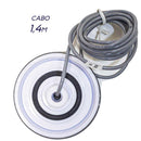 Luminária Piscina Led Ø80mm 9w Cromado Luz Rgb 50070 St1850